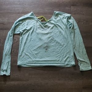 Long Sleeve With Open Back